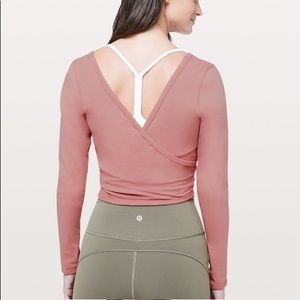 Lululemon It’s a Tie Long-sleeve Wrap Top